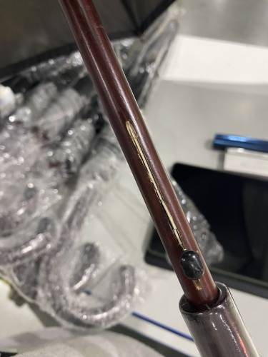 УЦЕНКА! Зонт-трость светоотражающий Reflect, черный фото 4