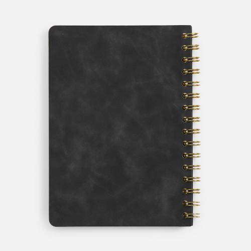 Ежедневник Spiral, недатированный, черный фото 3