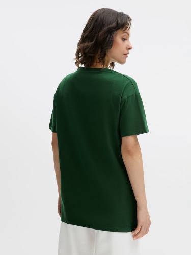 Футболка унисекс Regent 150, темно-зеленая фото 11