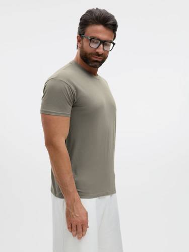 Футболка унисекс Regent 150, серая (стальная) фото 6