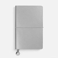 Ежедневник Waltz, недатированный, серебристый