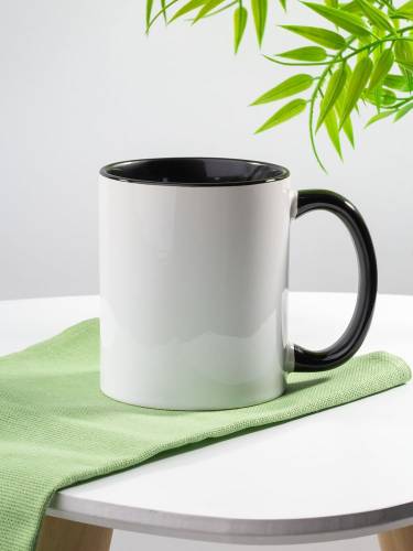 Кружка Promo Plus для сублимационной печати, черная фото 5