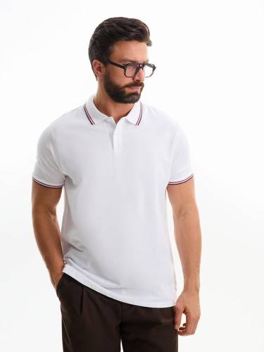 Рубашка поло мужская Prestige Men, белая фото 7