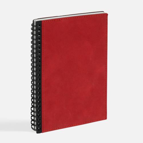 Ежедневник Notera, недатированный, красный фото 5