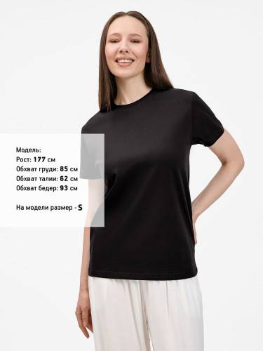 Футболка унисекс T-Bolka 200, черная фото 5