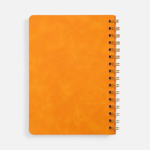 Ежедневник Spiral, недатированный, оранжевый фото 3