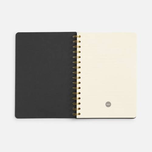 Ежедневник Spiral, недатированный, черный фото 9