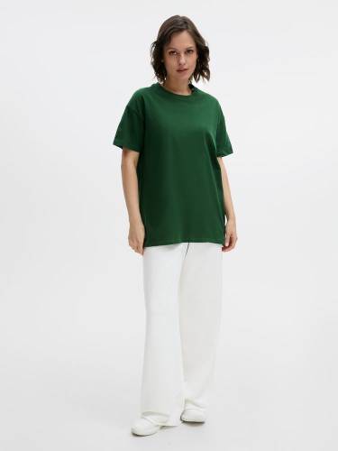 Футболка унисекс Regent 150, темно-зеленая фото 12