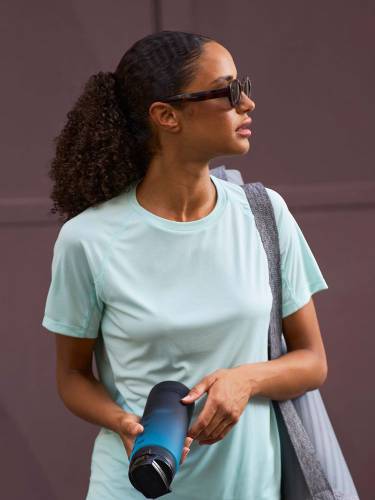 Футболка спортивная женская Vortex Women, черная фото 8