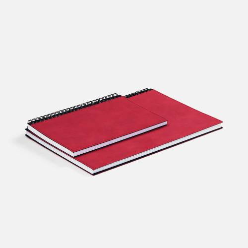 Ежедневник Notera Maxi, недатированный, красный фото 11