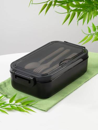 Ланчбокс Pranzo, черный фото 7