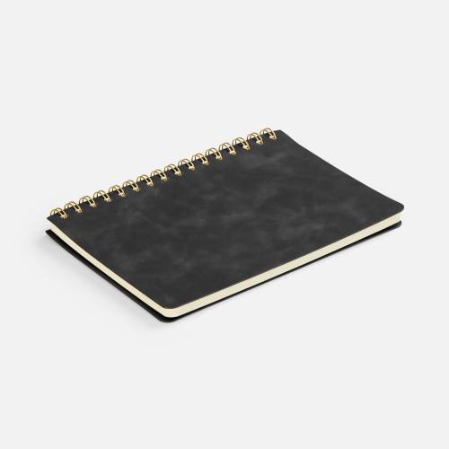 Ежедневник Spiral, недатированный, черный фото 6