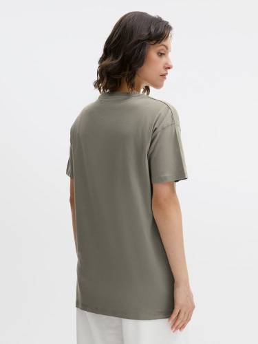 Футболка унисекс Regent 150, серая (стальная) фото 12