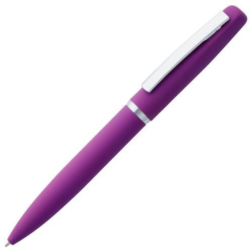 Ручка шариковая Bolt Soft Touch, фиолетовая фото 2