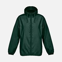 Ветровка унисекс Shield, темно-зеленая