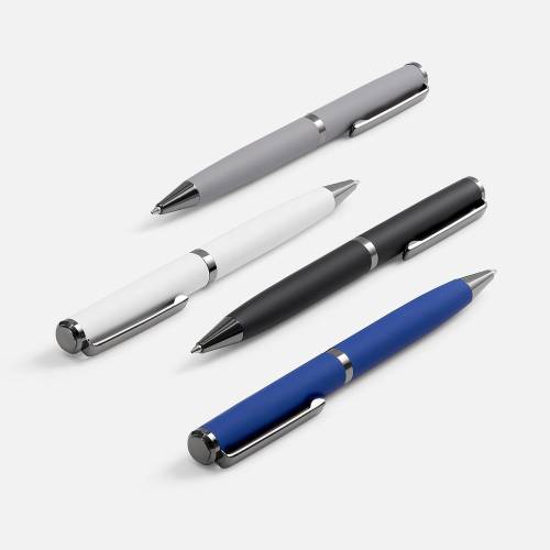 Ручка шариковая Inkish Gunmetal в футляре, синяя фото 8