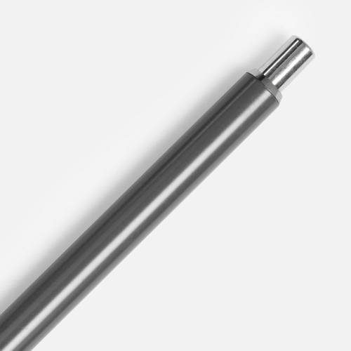 Ручка шариковая Slim Beam, серая фото 3