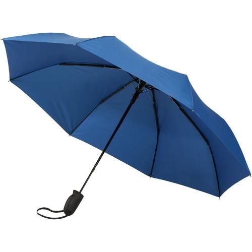 Складной зонт Magic с проявляющимся рисунком, синий фото 4