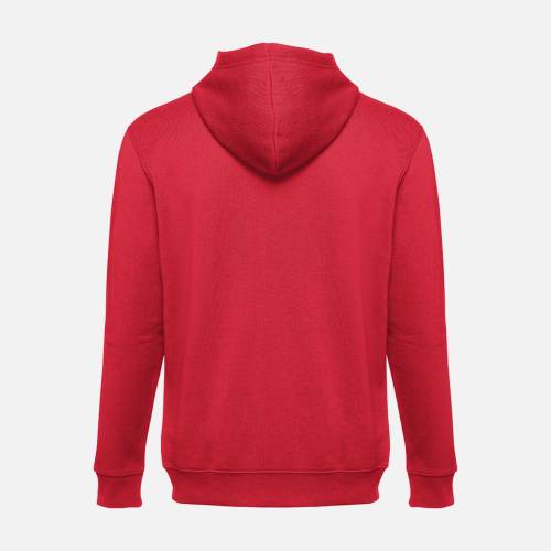 Толстовка мужская на молнии с капюшоном Amsterdam, красная фото 4 Толстовка мужская на молнии с капюшоном Amsterdam, красная фото 4