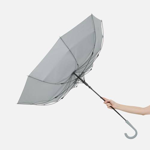 Зонт-трость Nimbrella, серый фото 8