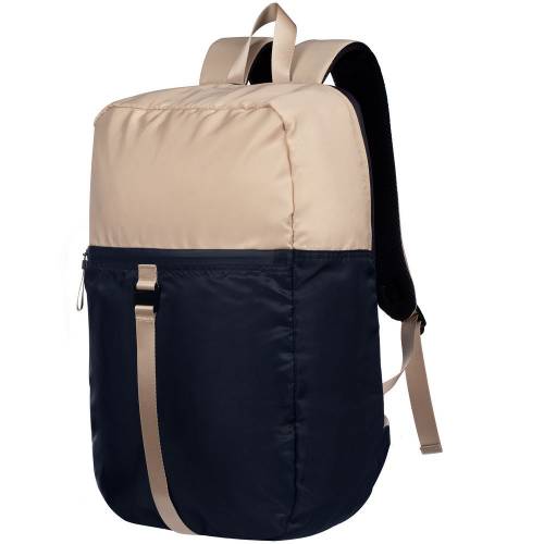 Рюкзак coolStuff, темно-синий с бежевым фото 3