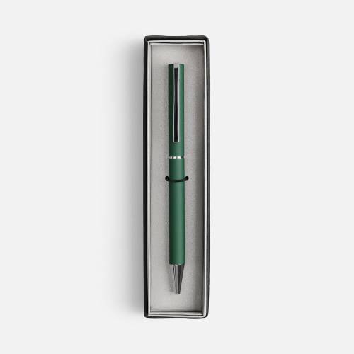 Ручка шариковая Blade Soft Touch в футляре, зеленая фото 3