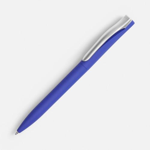 Ручка шариковая Pin Soft Touch, ver. 2, синяя фото 2