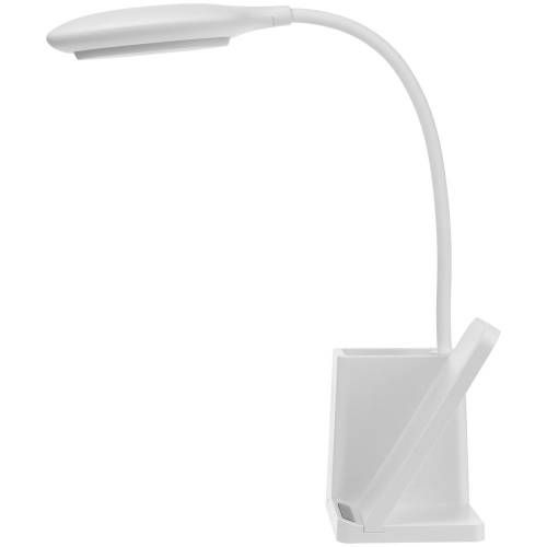 Лампа с органайзером и беспроводной зарядкой writeLight, ver. 2, белая фото 7