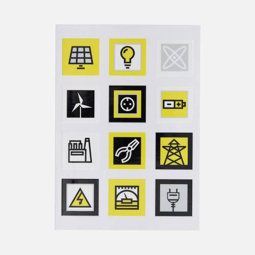 Стикерпак UV-DTF Industry, энергетика