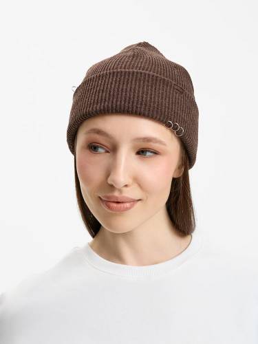 Шапка Ribelle, коричневый меланж фото 5 Шапка Ribelle, коричневый меланж фото 5