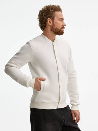 Бомбер унисекс AtmosWear, молочно-белый фото 16