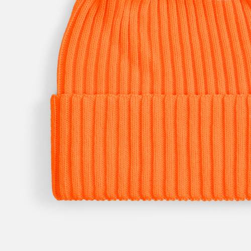 Шапка Yong, оранжевая (апельсин) фото 3 Шапка Yong, оранжевая (апельсин) фото 3