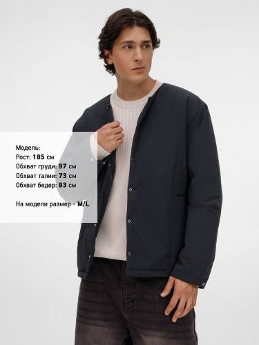 Куртка унисекс Veter, черная фото 6