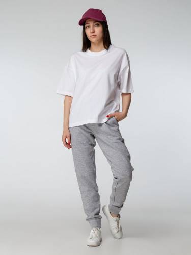 Футболка оверсайз женская Boxy Women, бежевая (льняная) фото 5