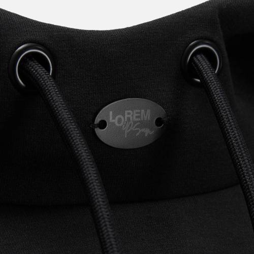 Худи унисекс Begi, черное фото 23