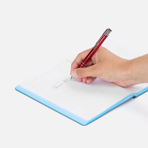 Ручка шариковая Keskus, красная фото 6