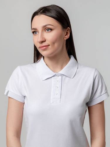 Рубашка поло женская Virma Premium Lady, белая фото 9