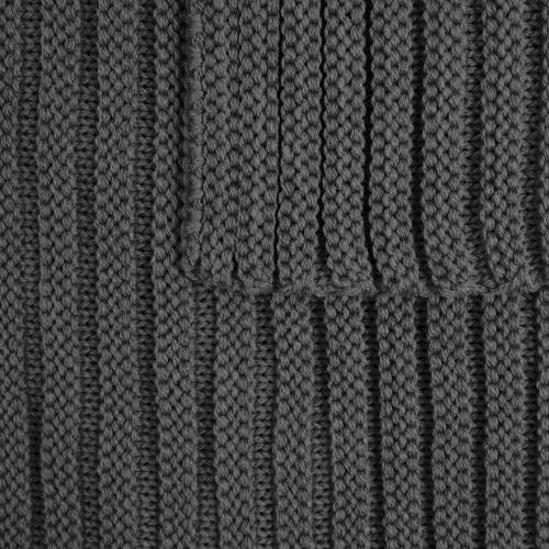Плед Quill, темно-серый фото 4