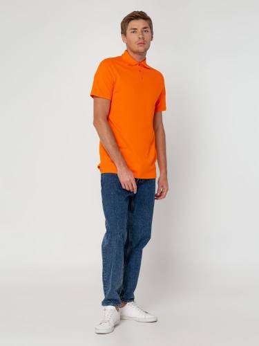 Рубашка поло мужская Virma Light, оранжевая фото 10