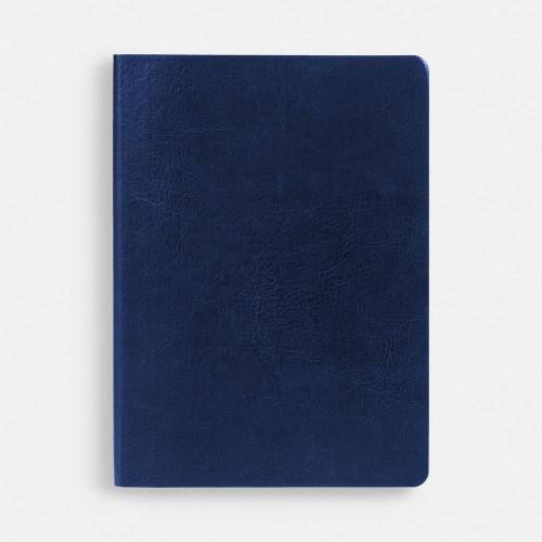 Ежедневник Nebraska Flex, недатированный, синий с золотистым фото 3