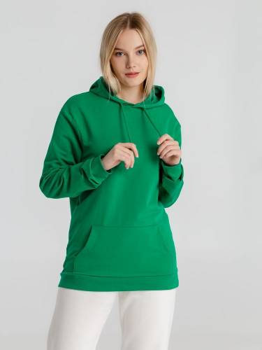 Толстовка с капюшоном унисекс Hoodie, зеленая фото 7