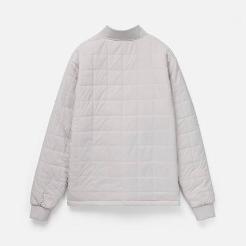 Куртка унисекс Warmbridge, светло-серая фото 3