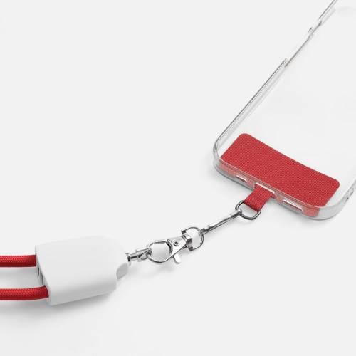 Кабель-ланьярд energyFlex Pro, красный фото 6