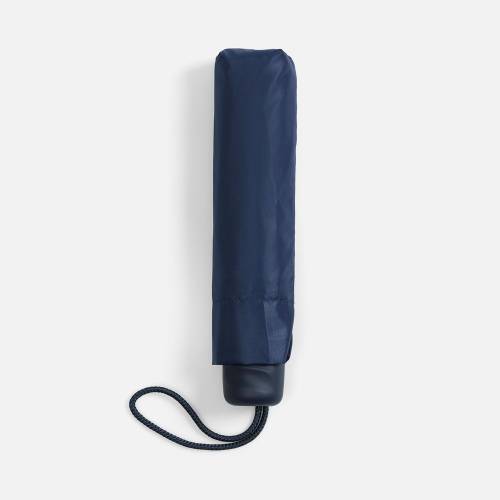 Зонт складной Basic, ver.2, темно-синий фото 9 Зонт складной Basic, ver.2, темно-синий фото 9