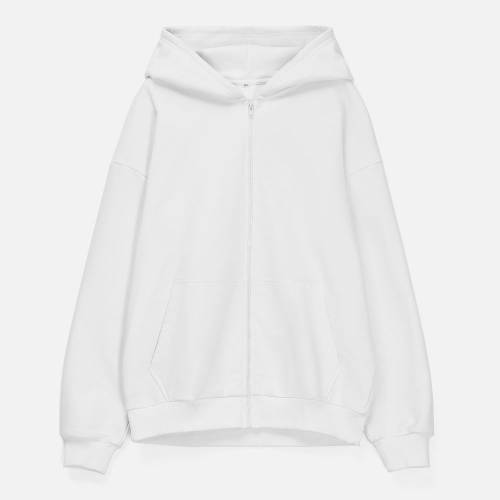 Толстовка унисекс оверсайз Sartoro, белая фото 2