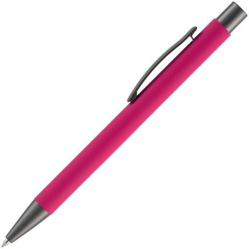 Ручка шариковая Atento Soft Touch, розовая фото 3