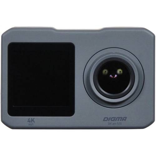 Экшн-камера Digma DiCam 520, серая фото 6