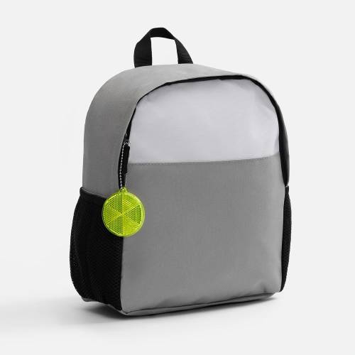 Пешеходный светоотражатель с цепочкой «Круг», неон-желтый фото 3 Пешеходный светоотражатель с цепочкой «Круг», неон-желтый фото 3