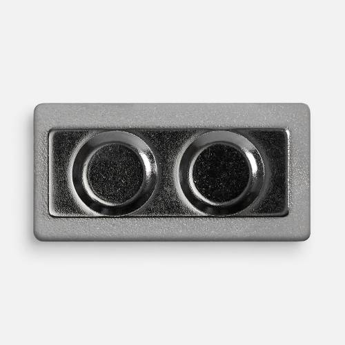 Значок Magnet Matto, серебристый фото 3