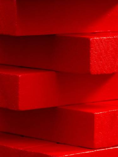 Игра «Деревянная башня мини», красная фото 6